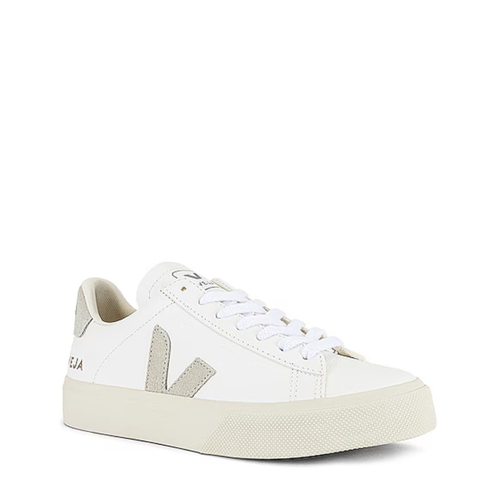 Veja Women's Cream and Gray Sneakers